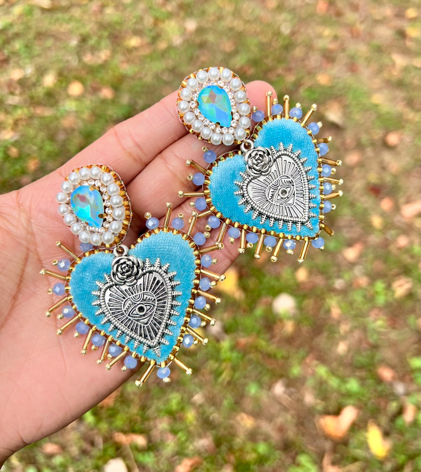Handmade earrings.