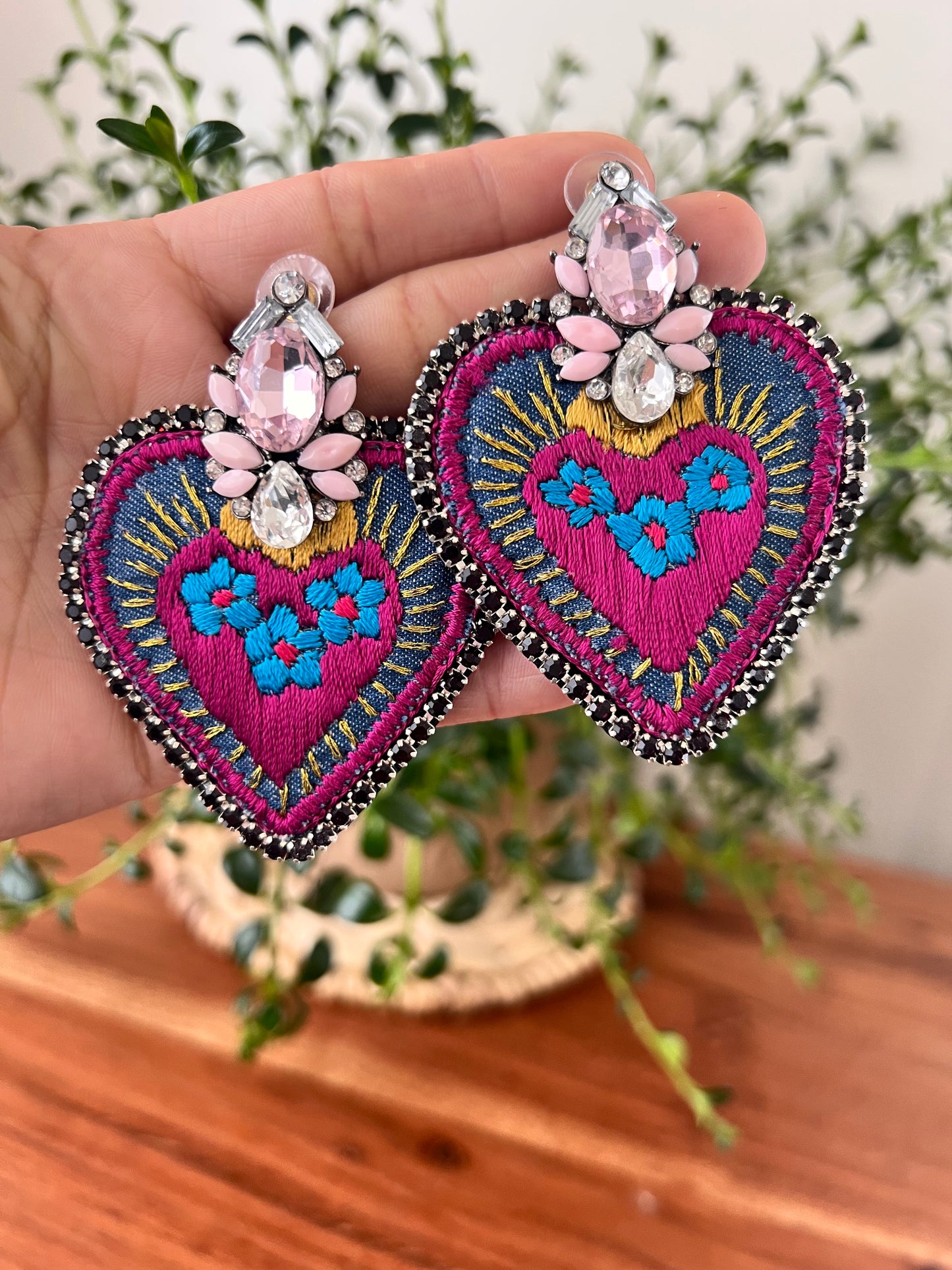 Handmade earrings.
