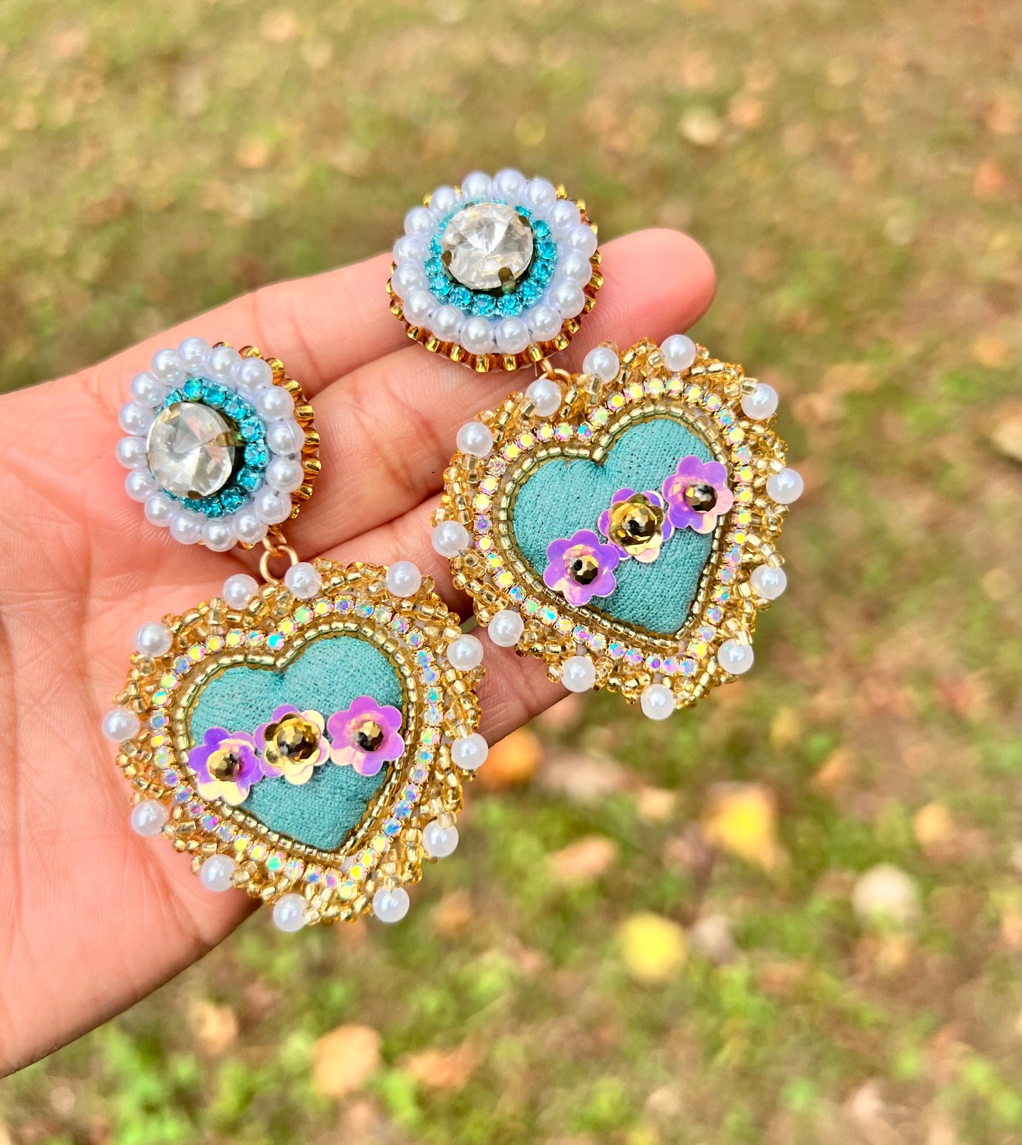 Handmade earrings.