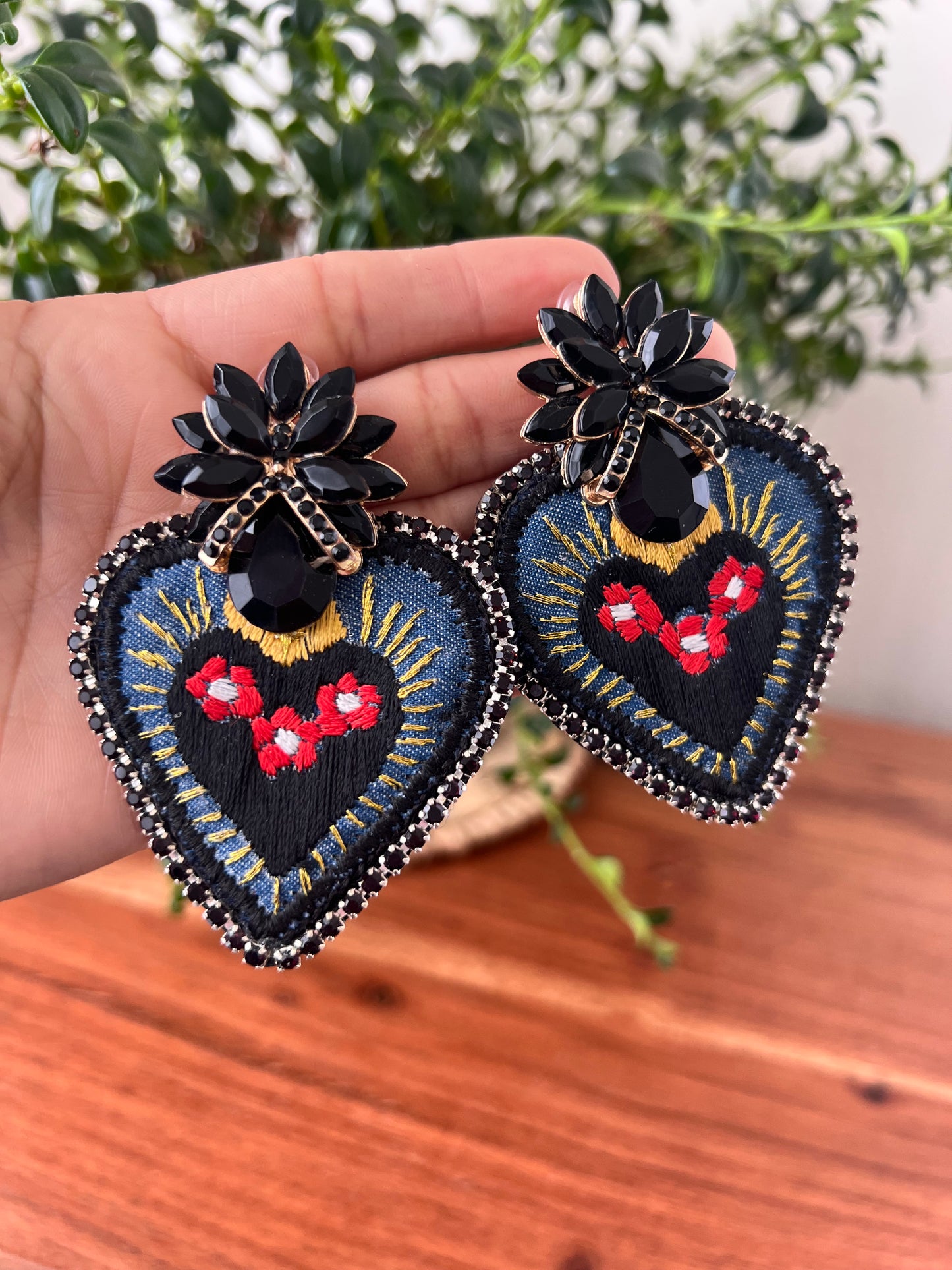 Handmade earrings.