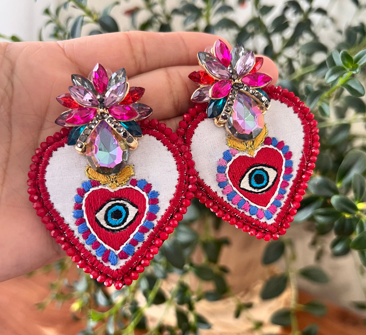 Ojito handmade earrings.