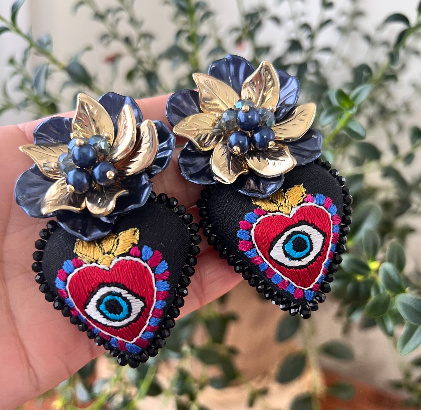 Ojito handmade earrings.