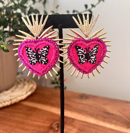 Handmade earrings.
