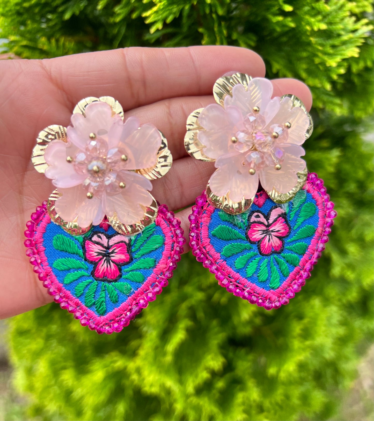 Handmade earrings.