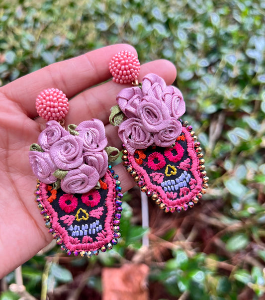 Día de Muertos earrings.