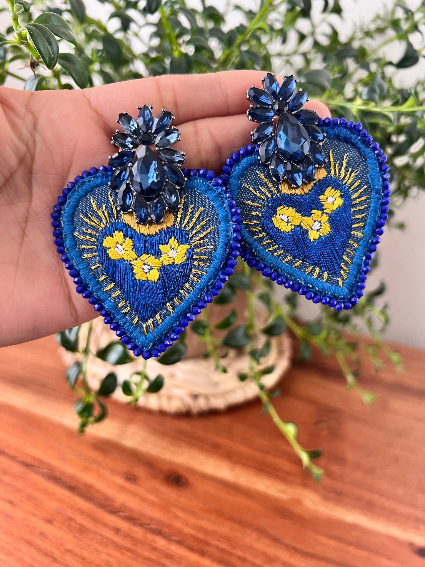 Handmade earrings.