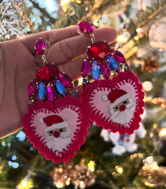 Christmas earrings.
