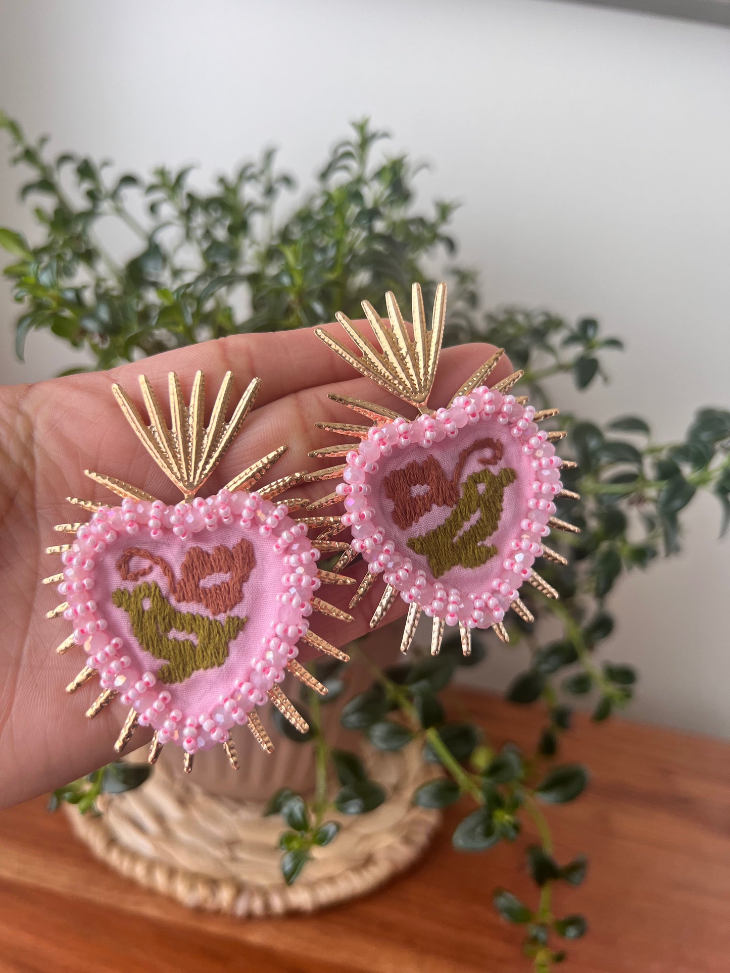 Jalapa de Diaz handmade earrings.