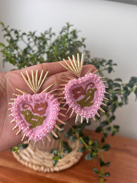 Jalapa de Diaz handmade earrings.